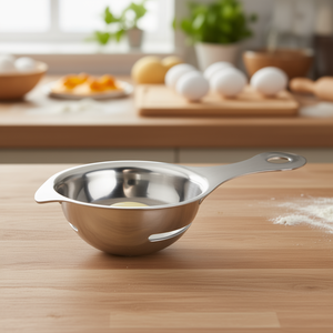 Separatore di albumi in acciaio inossidabile, utensile da cucina per cucinare e infornare - Product Image 3