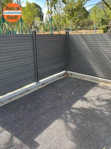 Resistente al agua a prueba <span class=keywords><strong>de</strong></span> insectos Respetuoso con el medio ambiente Vida útil Fácil instalación Se puede perforar y atornillar Valla <span class=keywords><strong>de</strong></span> plástico <span class=keywords><strong>de</strong></span> madera para exteriores - Product Image 3