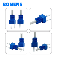 BONENS 3360Y 5k 10% Résistances Variables avec Bouton de 6mm Puissance Nominale 0.5W Potentiomètres Trimmer pour Équipements Électroniques