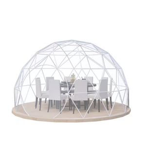 Carpa Domo Geodésica Transparente de PVC de 4m, 5m, 6m con Estructura de Acero Q235, Ecológica, para Jardín, Glamping, Observación de Estrellas y Jardinería - Product Image 4