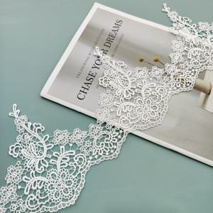 Dentelle soluble dans l'eau en gros pour textiles de maison, accessoires de dentelle multicolores pour la couture, garniture en dentelle de polyester, articles de mode de Dubaï - Product Image 4