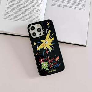 เค<span class=keywords><strong>ส</strong></span><span class=keywords><strong>โทรศัพท์</strong></span>กั<span class=keywords><strong>น</strong></span>กระแทกแบบกระจกเงา TPU ลายดอกไม้ไฟสุดหรูสำหรับ 14 Pro Max - Product Image 3