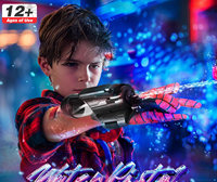 Lanceur de pistolet à eau en plastique Spider pour l'été, jouet de tir d'extérieur, gants lanceurs de super-héros, bracelet de poignet, bouteille d'eau USB