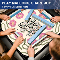 Tapis de mahjong personnalisé avec logo, durable et antidérapant pour un jeu fluide et un déplacement optimal des cartes