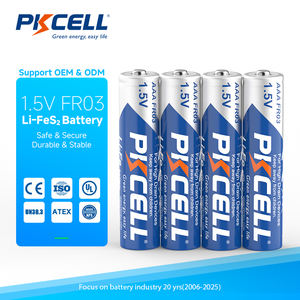 無料サンプル 非充電式<span class=keywords><strong>AAA</strong></span>リチウム電池 1.5V 1200mAh 10年保存期間 消費家電・家電製品用 FR03 - Product Image 1