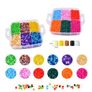 Wholesale 5mm Hama Beads Colorful Set 5mm Plastic Peg Board Educational Cartoon Style Perler Beads Kit for Kids - Product Image 3
