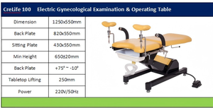 Mesa de Exploración Ginecológica Eléctrica para Examen Ginecológico, <span class=keywords><strong>Colposcopia</strong></span>, Uso Clínico - Product Image 4
