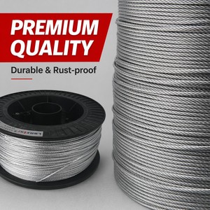 <span class=keywords><strong>Filo</strong></span> in Lega di Alluminio Intrecciato da 1,6mm, 500m, Antiruggine <span class=keywords><strong>per</strong></span> <span class=keywords><strong>Recinzioni</strong></span> Elettriche - Product Image 3
