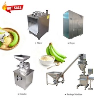 Heetverkopende automatische productielijn voor fruit- en groente-plantainbanaanmeel van roestvrij staal, hoge efficiëntie