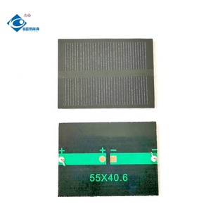 IP65 Waterproof PET <b>Solar</b> ZW-55406 Charger 0.38W <b>Mini</b> Photovoltaic <b>Panels</b> 2.5V ZW-55406 Poly PET ZW-55406 ZW - Product Image 1