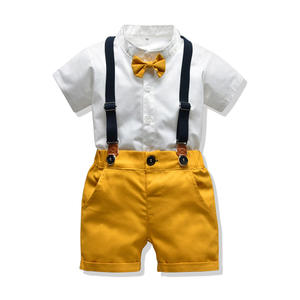 Conjuntos de Ropa para Niños al por Mayor, Diseños de Pijamas para Niños, Ropa Formal para Niños, Traje con Camisa - Product Image 1