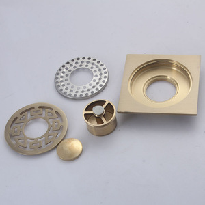 ท่อระบายน้ำทองแดงทรงสี่เหลี่ยม แบบสองทาง ป้องกันการกัดกร่อน เชื่อมต่อแบบเกลียว ใช้สำหรับห้องน้ำและเครื่องซักผ้า - Product Image 4