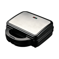 Grille de petit-déjeuner électrique 3 en 1, double plaque chauffante, gril à gaufres antiadhésif, cuisinière d'intérieur pour faire des sandwichs, des steaks et des burgers