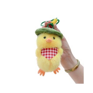 Mignon adorable petit canard jaune en peluche porte-clés, forme 3D, poupée douce portable, pendentif pour chapeau et sac, poupée en tissu, marionnette - Product Image 6