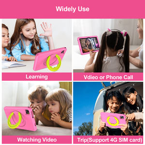 Meilleur cadeau 10.1 pouces enfants tablette 6 Go + 128 Go enfants pré-installé application éducative Android 15 tablette PC pour garçons filles - Product Image 5