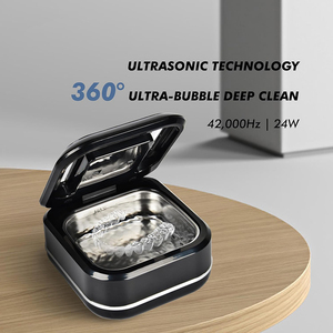 Nettoyeur ultrasonique professionnel 2-en-1 de 180 ml à 2 modes pour appareils dentaires et gouttières, avec minuteur numérique - Product Image 3