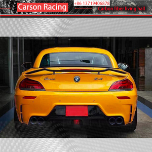 Bmw z4 e89 2009 + רטוב פחמן גב ספוילר אחורי ספוילר תא המטען סגנון מזויף פחמן מכונית ספוילר אחד הסיפון - Product Image 5