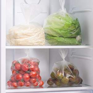 Camiseta de compras de plástico degradable 100% impresa personalizada bolsa de ropa respetuosa con el medio ambiente para leche comida para mascotas gelatina goma de mascar propia - Product Image 4