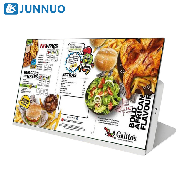 Custom Electronic Restaurant Digital Signage and Displays Player Digital Menu Screen for Fast Food Advertising Menu Restaurant