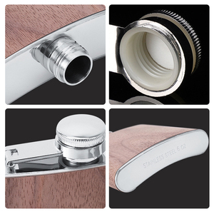 WeVi personalizzabile portatile in acciaio inox tazza personalizzata bottiglia di liquore tasca pentola di vino per whisky - Product Image 5