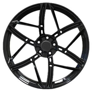 Rueda de coche de pasajeros caliente 18 19 20 21 22 pulgadas llanta de coche de aluminio forjado negro para <span class=keywords><strong>Mercedes</strong></span> W221 W201 W126 <span class=keywords><strong>Cla</strong></span> W124 Amg - Product Image 2