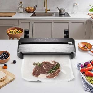 Machine d'emballage sous vide manuelle pour aliments et viandes, mini-scelleuse sous vide domestique à aération par gaz - Product Image 6