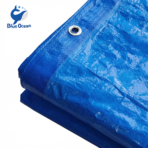 Lona impermeable, anti UV, de HDPE/PE, de alta calidad, ecológica y duradera, marca Blue Ocean, para cubrir camiones y uso logístico. - Product Image 6