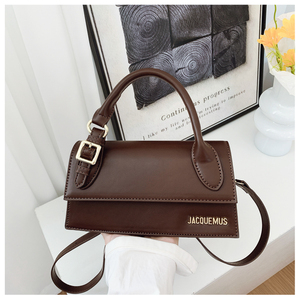 Nuova Borsa a Tracolla per Donne con Design Unico, Fibbia Quadrata, Stile Versatile e Trendy. Borsa <span class=keywords><strong>Chic</strong></span> di Alta Gamma Ispirata allo Stile Francese - Product Image 4