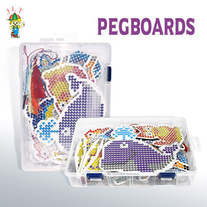 Venta caliente DIY niños hechos a mano Hama Beads Pegboard cuentas de juguete educativo para niños - Product Image 5