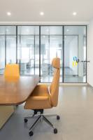 Cloisons de bureau modulaires insonorisées en verre, design de cloisons en verre pour banque et bureau