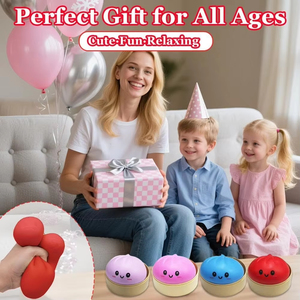Dumpling Squishy Squeeze Toys Smile Face Dumpling Anti-Stress Ball Soft <b>Fidget</b> Mystery Squishy Tabas Bun Slow Rebound Sqush Toys - Product Image 5