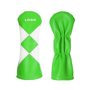 <b>Golf</b> Club Head Covers Argyle Pattern PU Material Durable 1 3 5 Size For <b>Golf</b> Clubs - Product Image 5