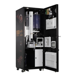 Distributeur automatique <span class=keywords><strong>de</strong></span> café chaud et froid avec paiement par code QR Construction en acier servant du café et des boissons protéinées - Product Image 4