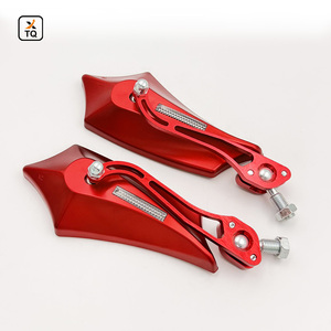 Rétroviseur universel pour moto TQ TQ-108, 8 mm, 10 mm, en aluminium CNC, rétroviseur latéral réglable pour <span class=keywords><strong>KTM</strong></span>, Yamaha, scooter, vélo électrique - Product Image 2