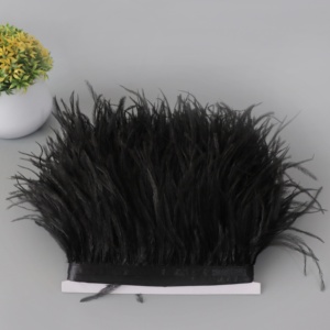 Hot Bán Rts 70 Màu Sắc Số Lượng Lớn Giá Rẻ 8-10 Cm Nhuộm Đà Điểu Lông <span class=keywords><strong>Trim</strong></span> Rìa Ren Cho Khiêu Vũ May Váy Váy Bên Trang Phục - Product Image 6