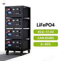 Batterie de stockage d'énergie en armoire 48V 51.2V 10Kwh 15Kwh 16Kwh 18Kwh 100Ah 200Ah 280Ah 314Ah 340Ah LiFePO4 pour système solaire hybride domestique