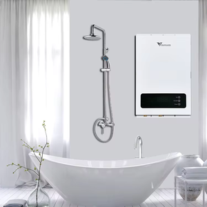 Calentador de Agua Instantáneo Eléctrico sin Tanque de 12-18KW 220V 240V, Venta al Por Mayor, Personalizable, con Pantalla Digital de <span class=keywords><strong>Temperatura</strong></span> para Ducha de Hotel - Product Image 2