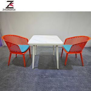 <span class=keywords><strong>Sedia</strong></span> in Metallo con Schienale Colorato, Resistente ed Economica, Stile Nordico per Sala da Pranzo - Product Image 6