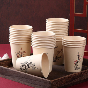 Cốc giấy in Cốc Giấy dùng một lần Có Nắp Đậy ly nước giải khát thân thiện với môi trường - Product Image 4