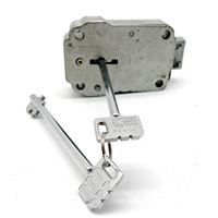 Serrure mécanique à clé solide à 8 leviers de haute sécurité avec une longueur de clé de 123mm pour porte de chambre forte et casier de coffre-fort
