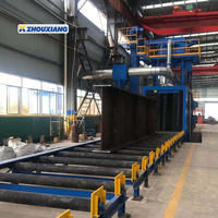 Ligne de production automatique CNC Zhouxiang pour la fabrication et la soudure de poutres en acier préfabriquées