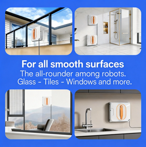 <span class=keywords><strong>Robot</strong></span> nettoyeur <span class=keywords><strong>de</strong></span> <span class=keywords><strong>vitres</strong></span> intelligent électrique 2026 <span class=keywords><strong>de</strong></span> qualité supérieure avec pulvérisation d'eau automatique, application et télécommande pour usage domestique - Product Image 2