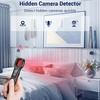 ZD07B Détecteurs de caméra cachés portables Caméra anti-espion 10H Temps de travail GPS sans fil Détecter Gadgets espions pour salle de bain de voyage