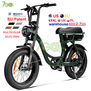 电动自行车 7 速宽胎后轮毂电机 48V 250W 20 英寸液压刹车 储物仓电动自行车 - Product Image 3
