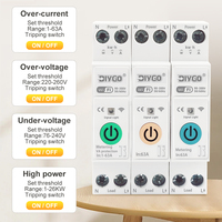 Disjoncteur Intelligent WiFi 63A 1P+N avec Compteur d'Énergie, Suivi kWh, Relais de Minuterie, Contrôle Tuya/SmartLife - Disjoncteur Intelligent DIY GO