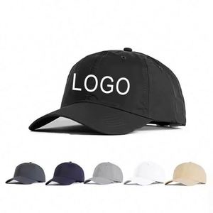Fit Outdoor 6 Panels Golf Polyester Adjustable Custom Logo Sport Running Quick Dry Performance Cap - Product Image 1