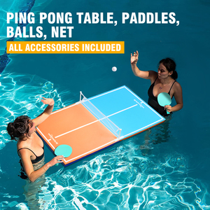 WOOWAVE, recién llegado, juego de fiesta en la <span class=keywords><strong>piscina</strong></span>, mesa de ping-pong flotante plegable con paleta - Product Image 2