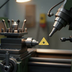 Inserto de Torneado Fervi de 55 Grados, Forma Rómbica con Orificio para Mecanizado de Metales - Product Image 3