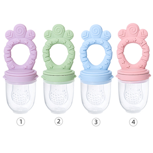Sucette d'alimentation en silicone de qualité alimentaire pour bébé 0-12 mois sans BPA, kit nouveau-né avec poignée, cuillère distributrice, couvercle, débit <span class=keywords><strong>lent</strong></span>, compatible lave-vaisselle - Product Image 6
