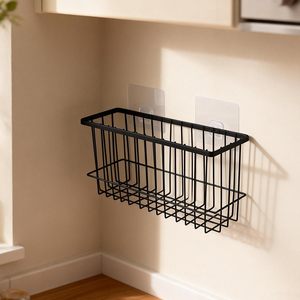 Paquete de 2 Cestas Organizadoras Autoadhesivas para Colgar Dentro del Armario de Cocina, con Tapas, para Almacenamiento en la Pared, para Despensa - Product Image 4
